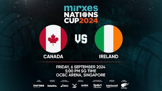 Mirxes Nations Cup 2024 Day 5 Canada vs Ireland [upl. by Nayk759]