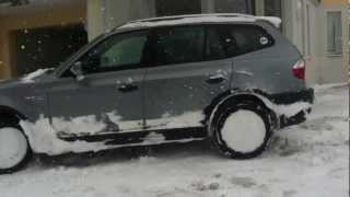 BMW X3 E83 20d Exterieur  Interieur  engine sound [upl. by Rolph]