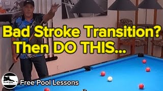 Pool stroke transition exercise free Pool lessons [upl. by Atiuqet]