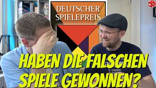 Haben die FALSCHEN Spiele den Deutschen Spielepreis gewonnen [upl. by Geralda64]