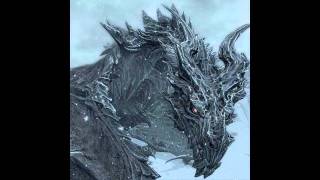 Skyrim Sounds  Alduin Voices [upl. by Rush]