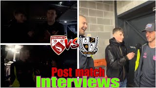 Morecambe v Port Vale post match interviews  Ben Heneghan Paton Ripley Chislett  AB7 [upl. by Gerhardt]