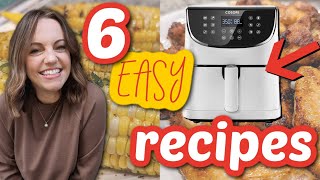 6 BeginnerFriendly Air Fryer recipes that are SO YUMMY Must make [upl. by Arob239]