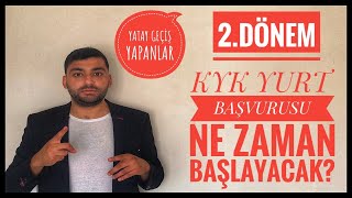 DİKKAT YURT BAŞVURUSU NE ZAMAN BAŞLAYACAK YATAY GEÇİŞ YAPANLAR YURTTA KALABİLECEK Mİ KYK RESMİ [upl. by Bergin]