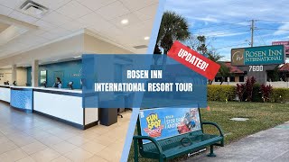 Rosen Inn International Resort Tour  Orlando  International Drive 2024 [upl. by Halley]