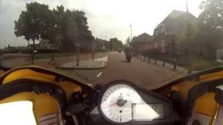 Suzuki Gsxr 600 K2 35 kw acceleration and driving [upl. by Estey]