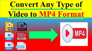 How to Convert Video File into MP4 [upl. by Bandur]