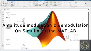 Amplitude Modulation and Demodulation using SIMULINK on MATLAB  AM lab on MATLAB using Simulink [upl. by Relyhs637]