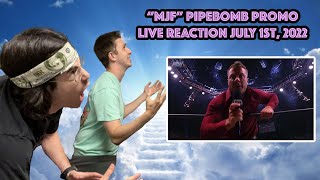 MJF PIPEBOMB PROMO LIVE REACTION 60122 [upl. by Suoirred11]