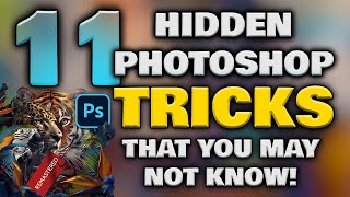 11 Hidden Photoshop Tips You Probably Didnt Know Photoshop for Beginners Remastered  VoiceOver [upl. by Anat]