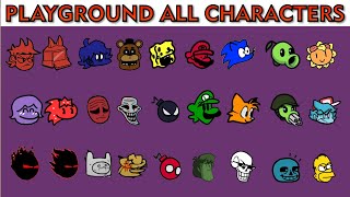 FNF Character Test  Gameplay VS My Playground  ALL Characters Test [upl. by Mehala]