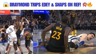 Draymond Green Trips Zach Edey Ejected After Explosive Ref Rant 😱🔥 [upl. by Yrakaz114]