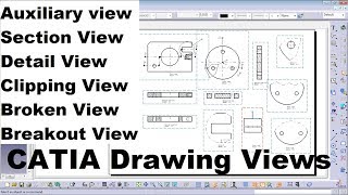 CATIA Drafting Tutorial for Beginners  2 [upl. by Elleynod]