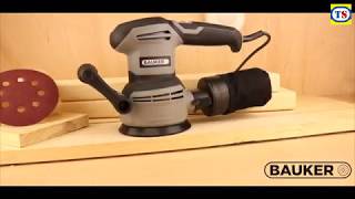 Bauker 400W 125mm Rotary Sander 240V  Item 21389 [upl. by Longerich291]