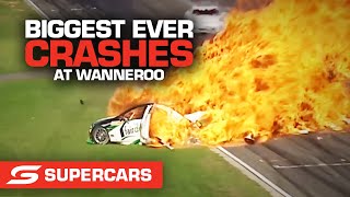 Biggest ever CRASHES at Wanneroo Raceway  Bunnings Trade Perth SuperNight  Supercars 2022 [upl. by Gavan]