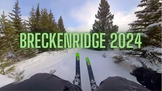 Icy Skiing at Breckenridge Colorado  4K Highlight Reel [upl. by Wolfgram]