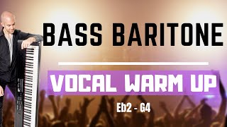 Bass Baritone Vocal Warm Up  8 Singing Exercises for Guys [upl. by Cynthia]