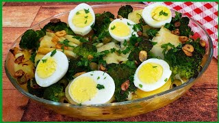 RECEITA ESPECIAL DE PÁSCOA l Bacalhau com Batatas e Brócolis no Forno [upl. by Hametaf]