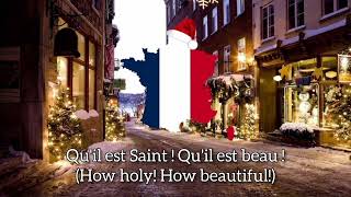 Douce Nuit Sainte Nuit Sweet Night Holy Night  French Christmas Song [upl. by Applegate]