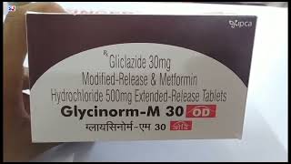 GlycinormM 30 OD Tablet  Gliclazide amp Metformin Hydrochloride Tablet  Glycinorm M 30 OD Tablet Us [upl. by Shanna]