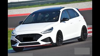 Hyundai I30N Performance FL 280 manual full stock at Cremona circuit [upl. by Ronald166]