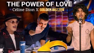 Golden Buzzer  Simon Cowel cried when he heard the song The Power Of Love  Celine Dion [upl. by Naahs447]