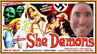 She Demons 1958 Movie Reaction [upl. by Ardnossac360]