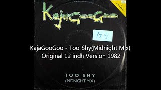 Kajagoogoo  Too Shy Extended Remix [upl. by Retluoc]