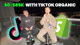 From Complete Beginner to 85000 with TikTok Organic Dropshipping  Case Study [upl. by Ingaberg]