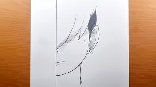 come disegnare anime  ragazzo anime passo dopo passo  tutorial disegno per principianti [upl. by Anaehs]