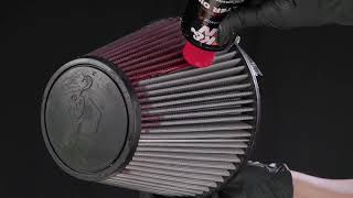 How to Clean KampN Oiled Cotton Intake Filters  OFFICIAL INSTRUCTIONS [upl. by Ahsekyt]