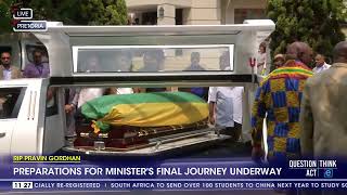 RIP Pravin Gordhan  Preparations for Ministers final journey underway [upl. by Alvina]