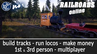 Railroads online  Is it any good Should you buy yet First ep Building a line and driving it [upl. by Brittni]