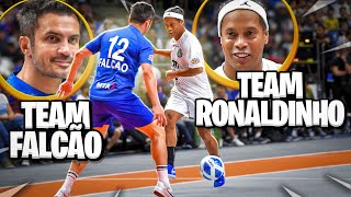 Ronaldinho vs Falcão  REIS DO DRIBLE 2022  JOGO COMPLETO [upl. by Annovoj]