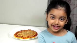 Italian Pizza Cooked By 4 Year Old Girl  Aimalifestyle [upl. by Ezequiel962]