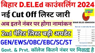 Bihar Deled 2nd Merit List कब आएगा Deled Cut Off 2024  Deled Answer Key 2024 Deled Admission 2024 [upl. by Ardyce]