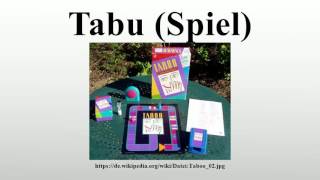 Tabu Spiel [upl. by Gun887]