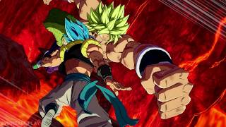 Dragon Ball FighterZ Gogeta vs Broly Dramatic Finish Japanese amp English [upl. by Nesral]