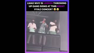 BRENT FAIYAZ DONT HAVE A SINGLE SONG WERE LEBRON SHOULD BE DOING THIS 😂😂😂 brentfaiyaz rnb lebron [upl. by Anawd442]