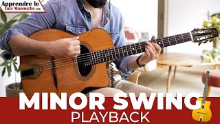 Playback Minor Swing  Django Reinhardt  Playback jazz manouche Gypsy jazz backing track [upl. by Nevetse950]