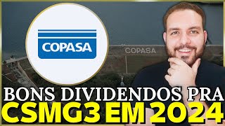 VALE A PENA INVESTIR EM COPASA   TUDO SOBRE CSMG3 [upl. by Gow]