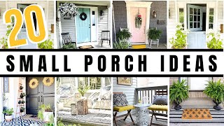 20 Of The BEST Tips For Styling A Small Front Porch [upl. by Bruni]