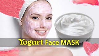 8 BEST YOGURT FACE MASK  YOU CAN MAKE AT HOME DIY SCHOOL [upl. by Sivla431]