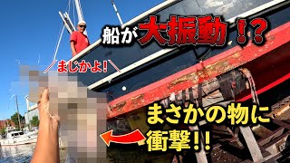 【緊急】船が急に大振動を起こす？！緊急で上架したらプロペラに訳分からん物が…？！ [upl. by Aseen299]