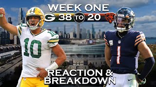 Packers DOMINATE Bears Reaction amp Breakdown [upl. by Schertz219]