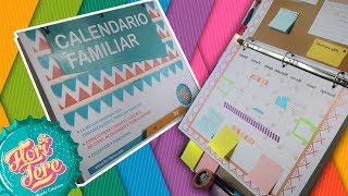 CALENDARIOORGANIZADOR FAMILIAR GRATIS Planea y organiza todas tus actividades [upl. by Ennoirb690]