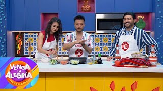 Nuestro chef Chino nos enseñó a hacer un Yakimeshi de verduras con pollo  Venga La Alegría [upl. by Eilloh]