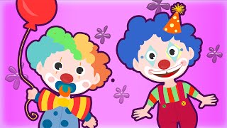 CLOWN SONG  Finger Family Clowns Song for Children [upl. by Legyn]