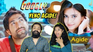 Googly  Yeno Yeno Aagide Full Song Video Song REACTION  Malayalam  Yash  Kriti Kharbanda [upl. by Siugram951]