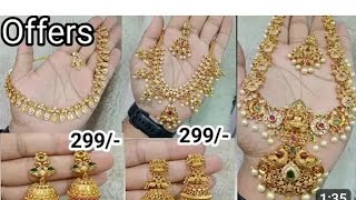 wholesale💥 1gm gold jewellery collectionlow price jewellery collectionbridal jewellery collection✅ [upl. by Kit768]